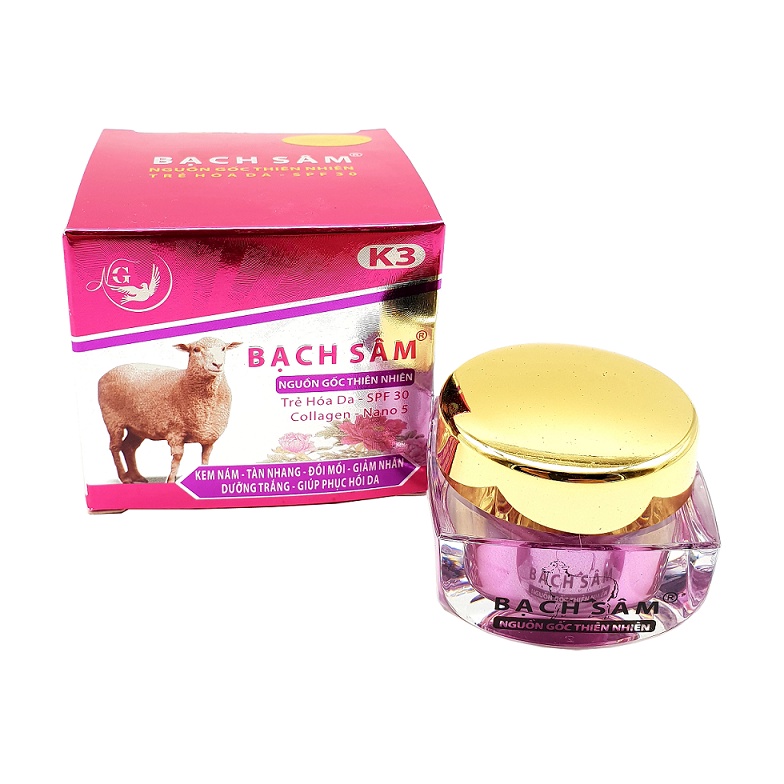 Kem nám tàn nhang đồi mồi giảm nhăn dưỡng trắng phục hồi da bạch sâm k3 18g