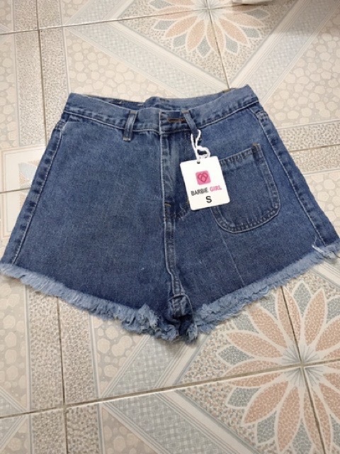 [ Mã FAMAYWA giảm 10K đơn 50K] Quần short bò túi lệch_tua gấu | BigBuy360 - bigbuy360.vn