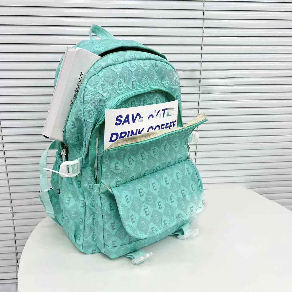 Balo thời trang nam nữ unisex thiết kế vân nổi nhiều màu kiểu dáng ulzzang hàn quốc dễ thương 2650