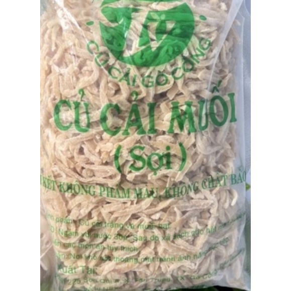 1 kg củ cải muối sợi  hàng ngon y hình