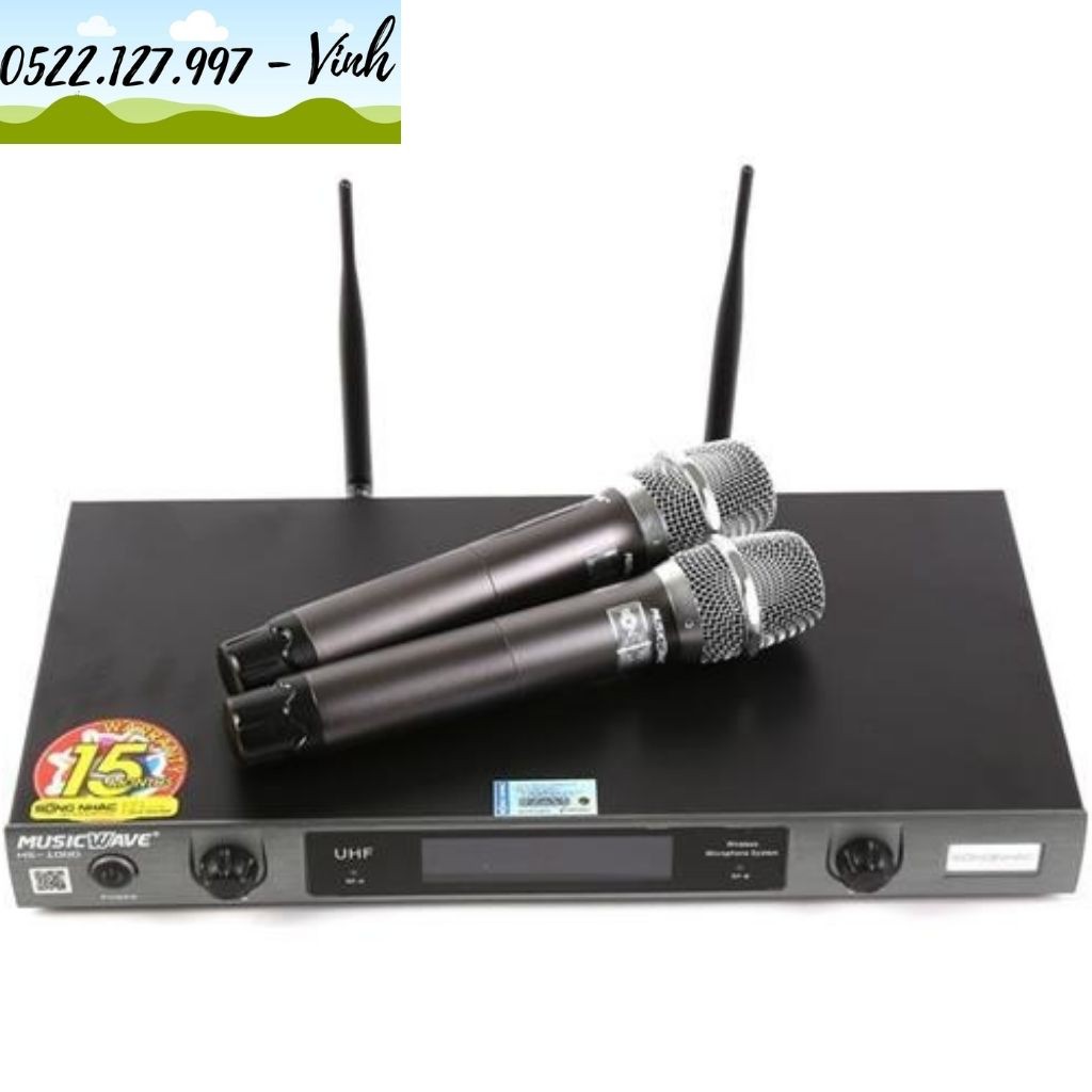 Micro karaoke không dây MusicWave HS-1080 - Hành Chính Hãng - Gia Khang Shop