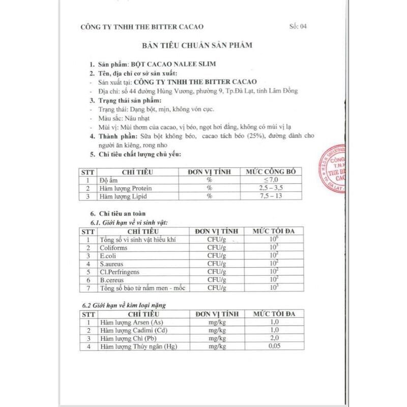 Nalee Slim - Ca cao giảm cân hộp 20 gói | BigBuy360 - bigbuy360.vn
