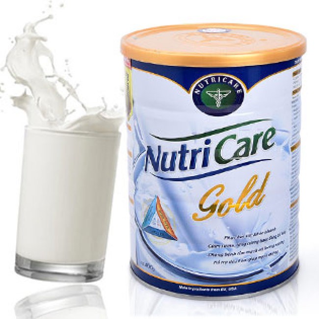 Sữa Nutricare Gold Mau Moi Loại 900g dinh duong phuc hoi suc khoe nhanh date 2023