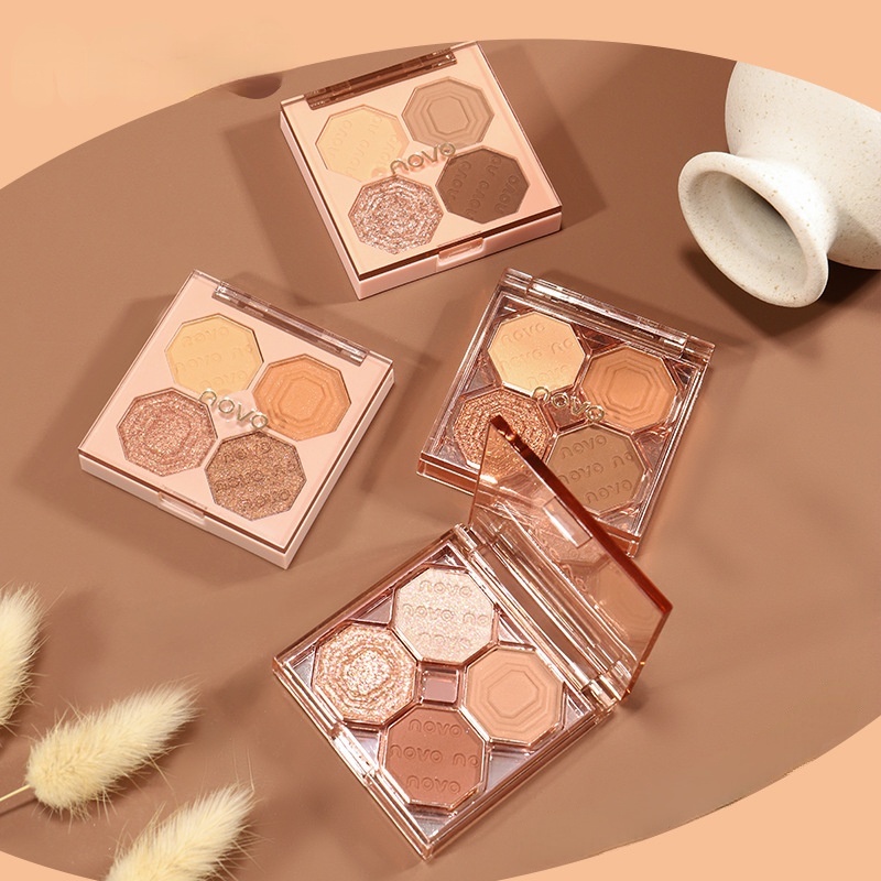 Bảng phấn mắt 4 màu chống nước tiện dụng chất lượng cao