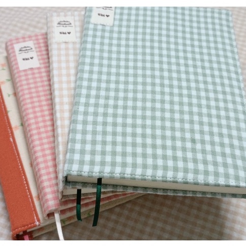 SỔ TAY JUORNAL BÌA VẢI CARO DỄ THƯƠNG RUỘT GIẤY ĐỊNH LƯỢNG 120GSM
