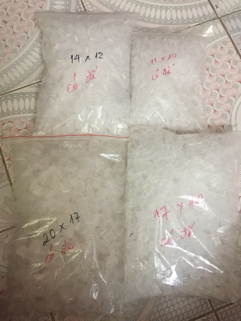 Hũ đựng mực có đế tất cả các size bịch 1000 cái
