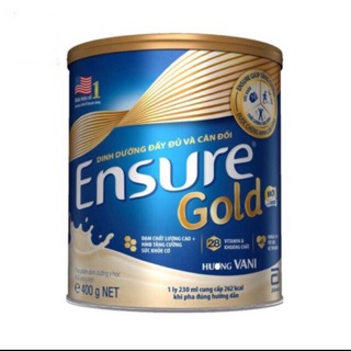 Sữa bột Ensure Gold hương vani 400g