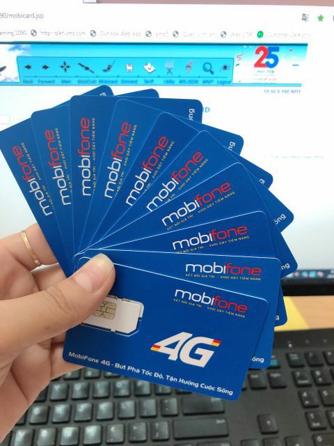 Sim 4G Mobifone 4GB/Ngày, 122GB /Tháng (Sim chưa kích hoạt)