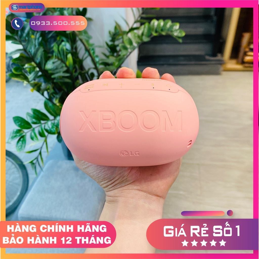 Loa Bluetooth LG XBoom Go PL2 công suất 5W, thời lượng pin 10 tiếng, màu xanh đen - Hàng New Fullbox 100% BH 12 tháng