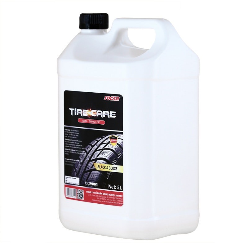 Dung dịch dưỡng đen bóng lốp ô tô Focar Tire Care 5L