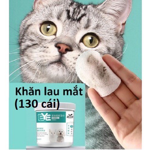 (2 loại) Khăn lau mắt và Nhỏ mắt Bio Gentadrop 10ml - dung dịch vệ sinh mắt chó mèo thú cưng