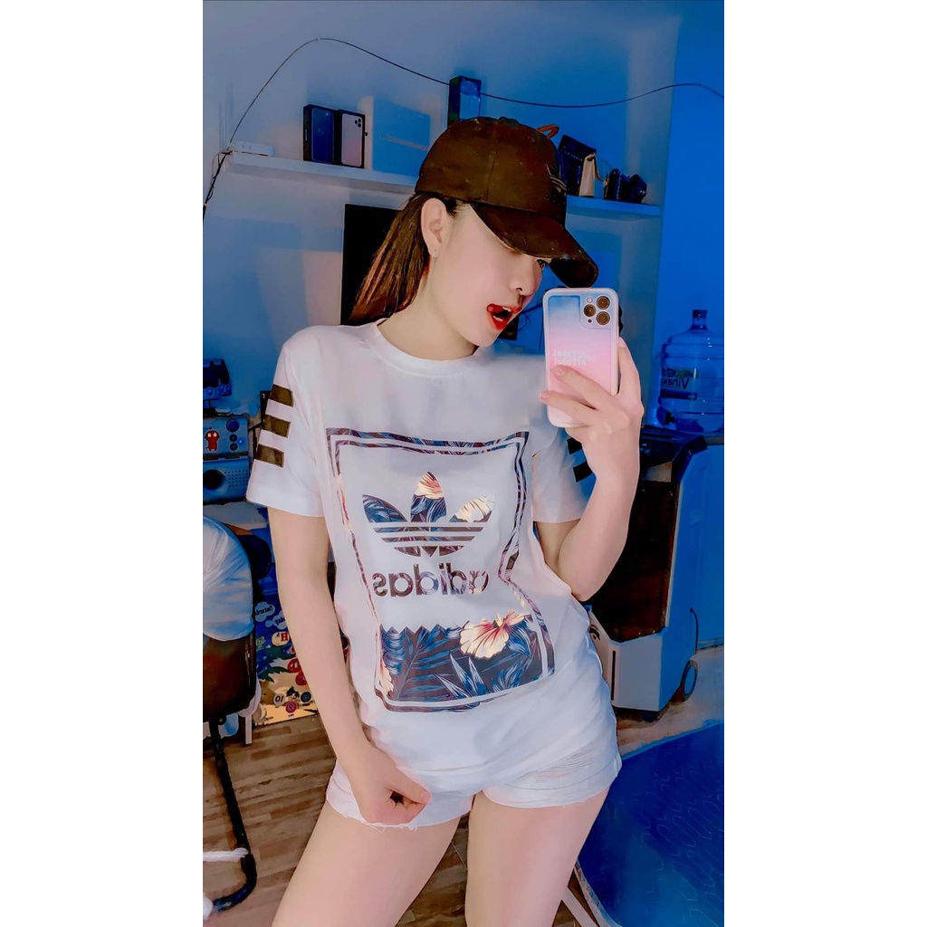 Áo Phông Nữ Adidas Áo Thun Nam Thời Trang Thể Thao Local Brand Cặp Đôi Unisex VNXK Dư Xịn Cotton 100% Cổ Tròn