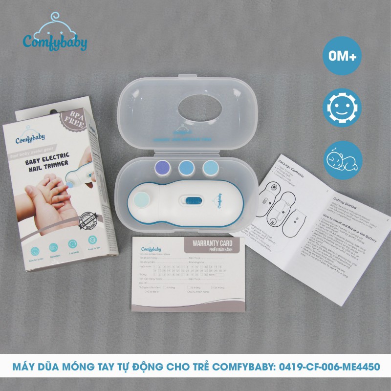 Máy dũa móng tay tự động Comfybaby 0619-CF-004-ME4450