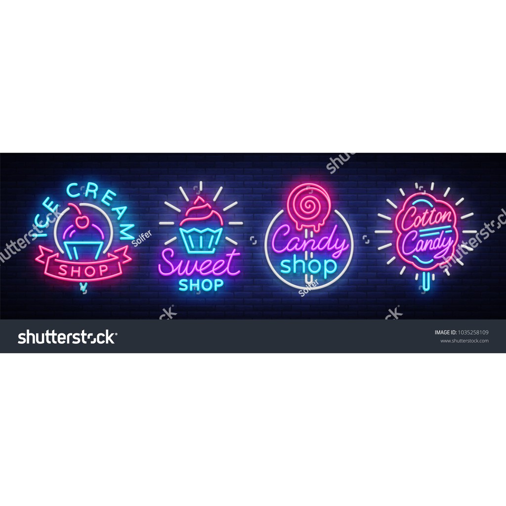 Tranh giả gạch họa tiết chữ Neon (Phát sáng) dùng cho hàng quán, cafe, trà sữa, trà chanh GNOEN 07