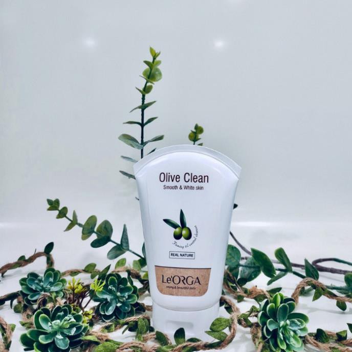 Sữa Rửa Mặt ORGA-OLIVE CLEAN 120ml - Làm Sạch Sâu Một Cách Dịu Nhẹ