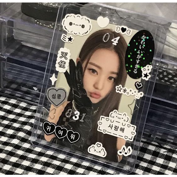 Toploader Glue Set Khay Đựng Photocard Kpop Idol B8/A7