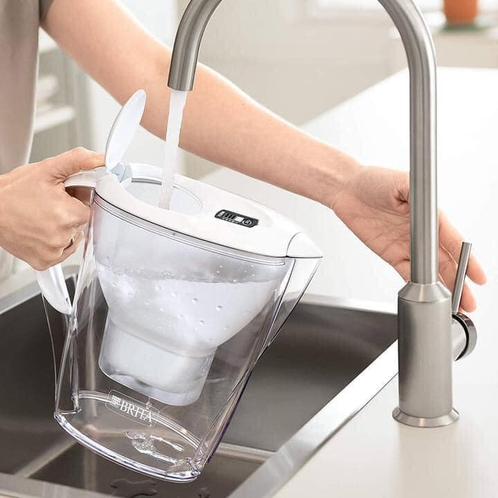 Bình Lọc Nước Để Bàn  BRITA Marella Basic Blue 2.4L.Hàng ĐỨC