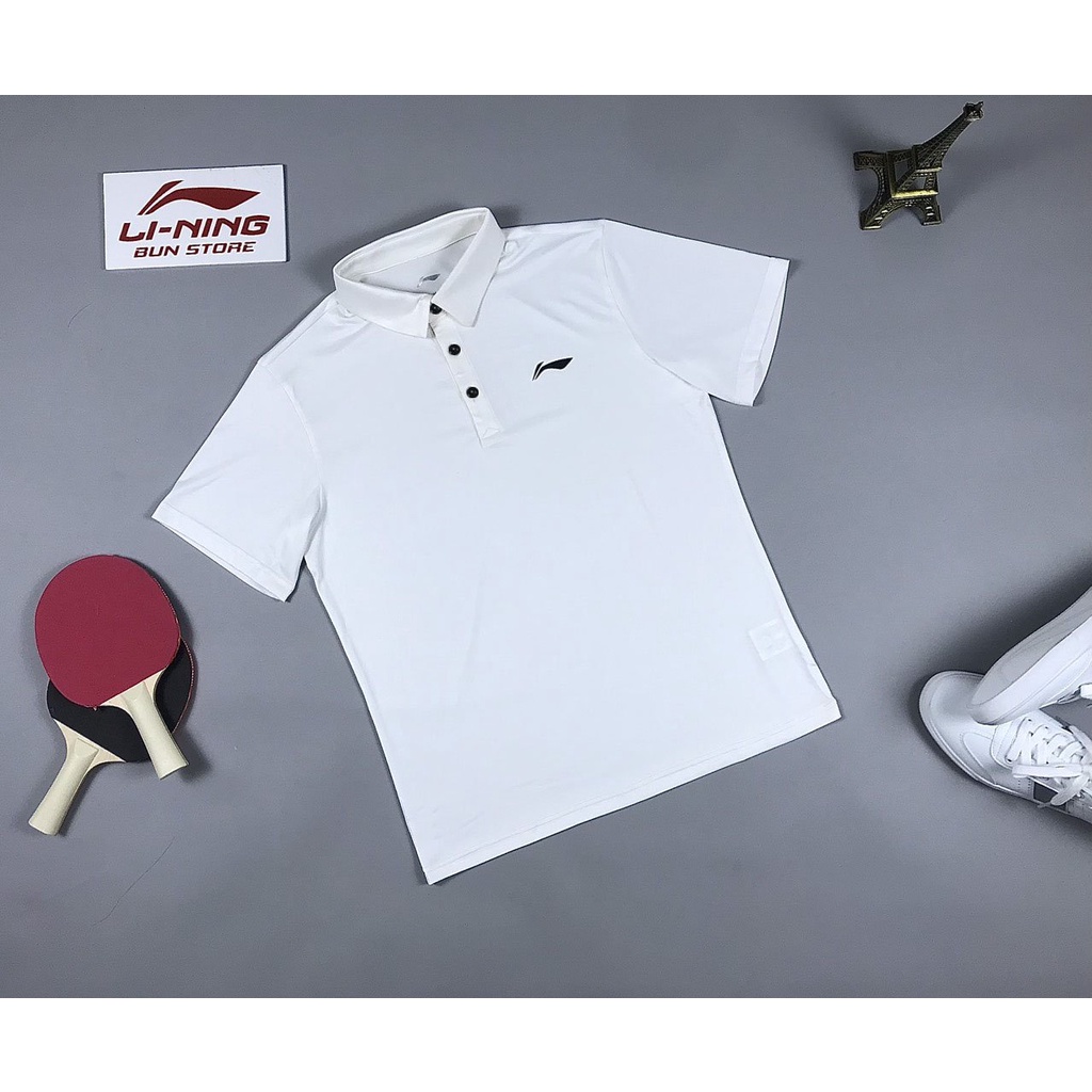 Áo Polo CHÍNH HÃNG Lining APLR286, 5 màu, co giãn 4 chiều, thoải mái trong mọi cử động