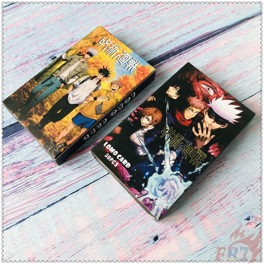 Hộp 30 Cái/ Hộp ✪ Thẻ Ảnh Lomo Hình Jujutsu Kaisen S-1:Anime Itadori Yuji / Fushiguro ✪ Bưu Thiếp Mini Kích Thước 5.5cm*8.8cm Dùng Làm Quà Tặng