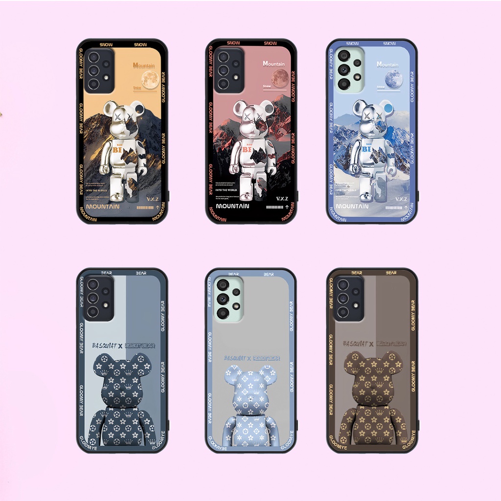 Ốp Samsung A13 - A23 - A32 - A33 in hình bearbrick, moutain nasa cá tính.ốp lưng chống sốc, bền đẹp