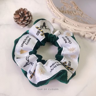 Buộc tóc scrunchies Giáng Sinh