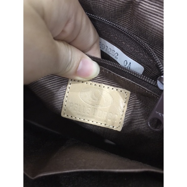 Túi da thật đeo chéo, đeo vai hiệu Pelle Borsa - used bags