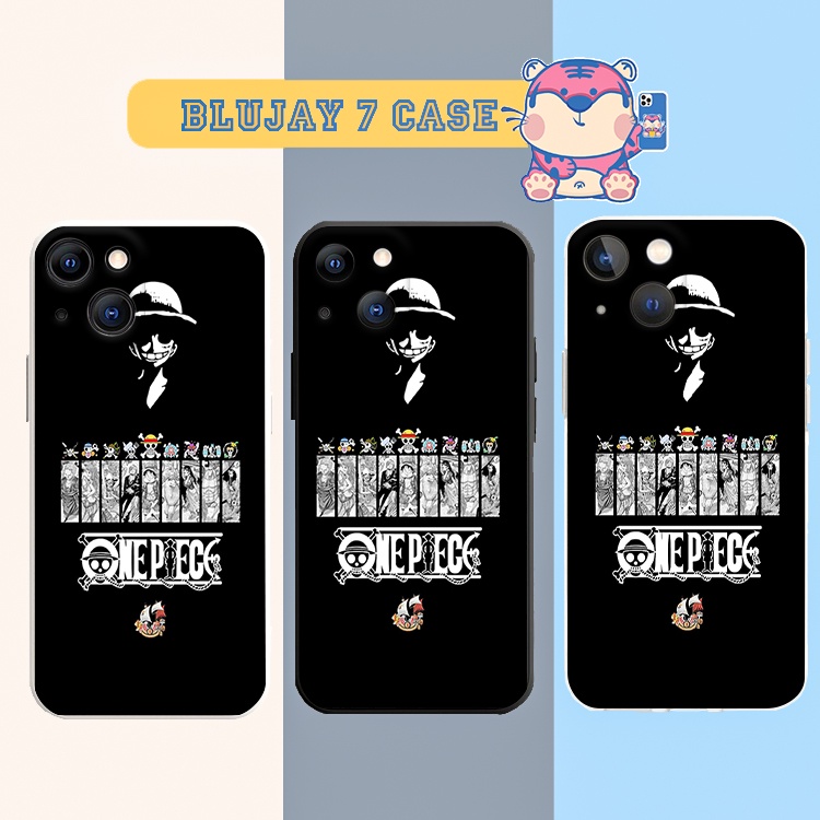 Ốp đt One Piece cực chất cho iPhone13promaxXS XR nữ 8plus mềm 7Plus X XR Xs Max 6 6s BLUJOPC0024