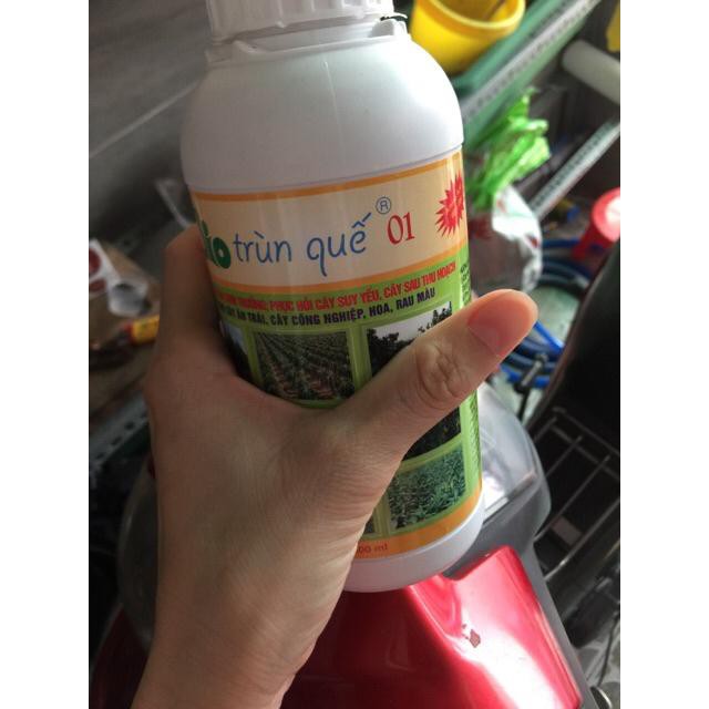 PHÂN BÓN LÁ HỮU CƠ.SINH.HỌC BIO TRÙNG QUẾ 500ml - dạng nước - LPN