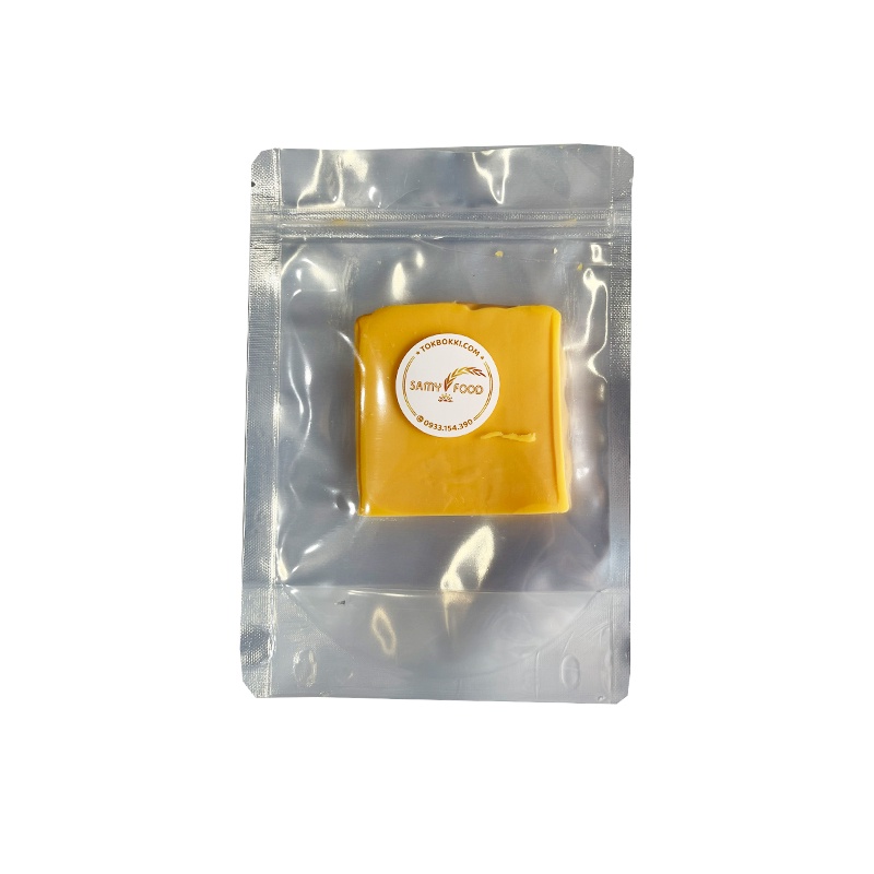 [Tokbokki.com] Phô Mai Lát Cheddar Dairymont Gói Chiết 60g Dễ Sử Dụng (khoảng 5 lát)