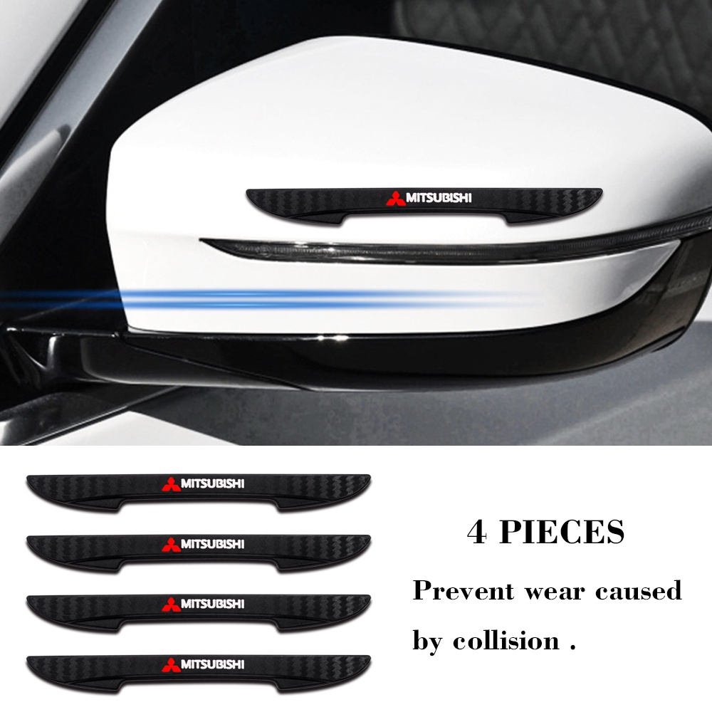 4 Miếng Dán Viền Cửa Chống Va Đập Cho Mitsubishi Xpander Mirage Lancer Pajero Outlander