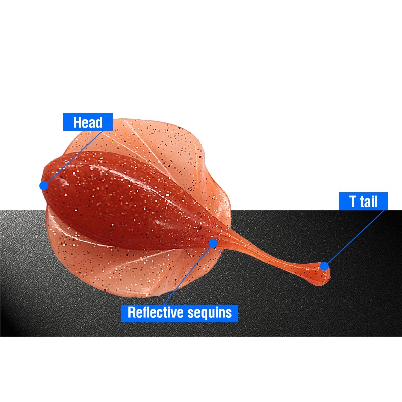 4 Mồi Giả Câu Cá Hình Ếch Bằng Nhựa Mềm 7cm / 5.5g