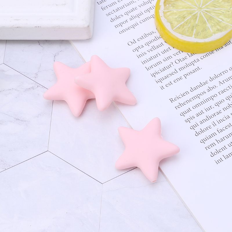 Bộ 10 Hạt Silicone Cho Bé Ngậm Mọc Răng DIY