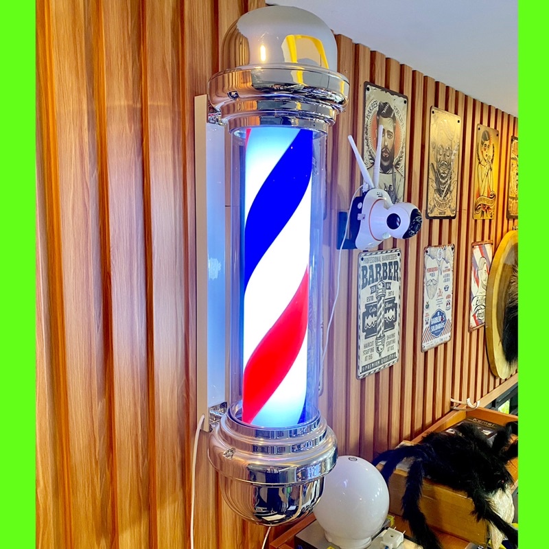 Đèn Barber Pole cao cấp đủ size dành cho tiệm tóc bảo hành 12 tháng - Hair Mart
