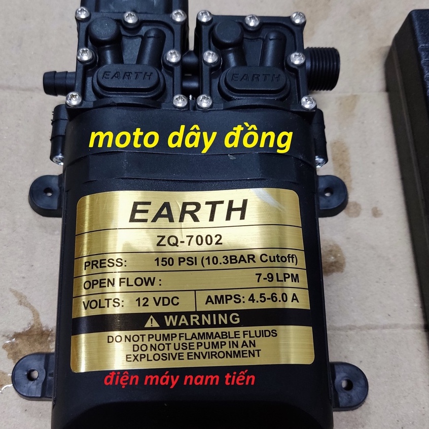 Máy rửa xe mini - bộ máy bơm rửa xe tăng áp lực nước mini