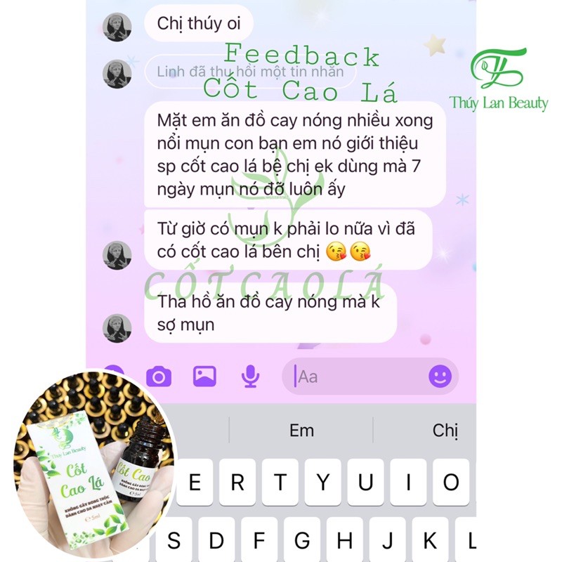 CỐT CAO LÁ TẶNG MASK NGỦ