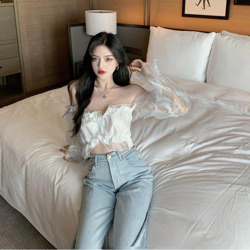 Ulzzang ( 얼짱) -ÁO SƠ MI NỮ
