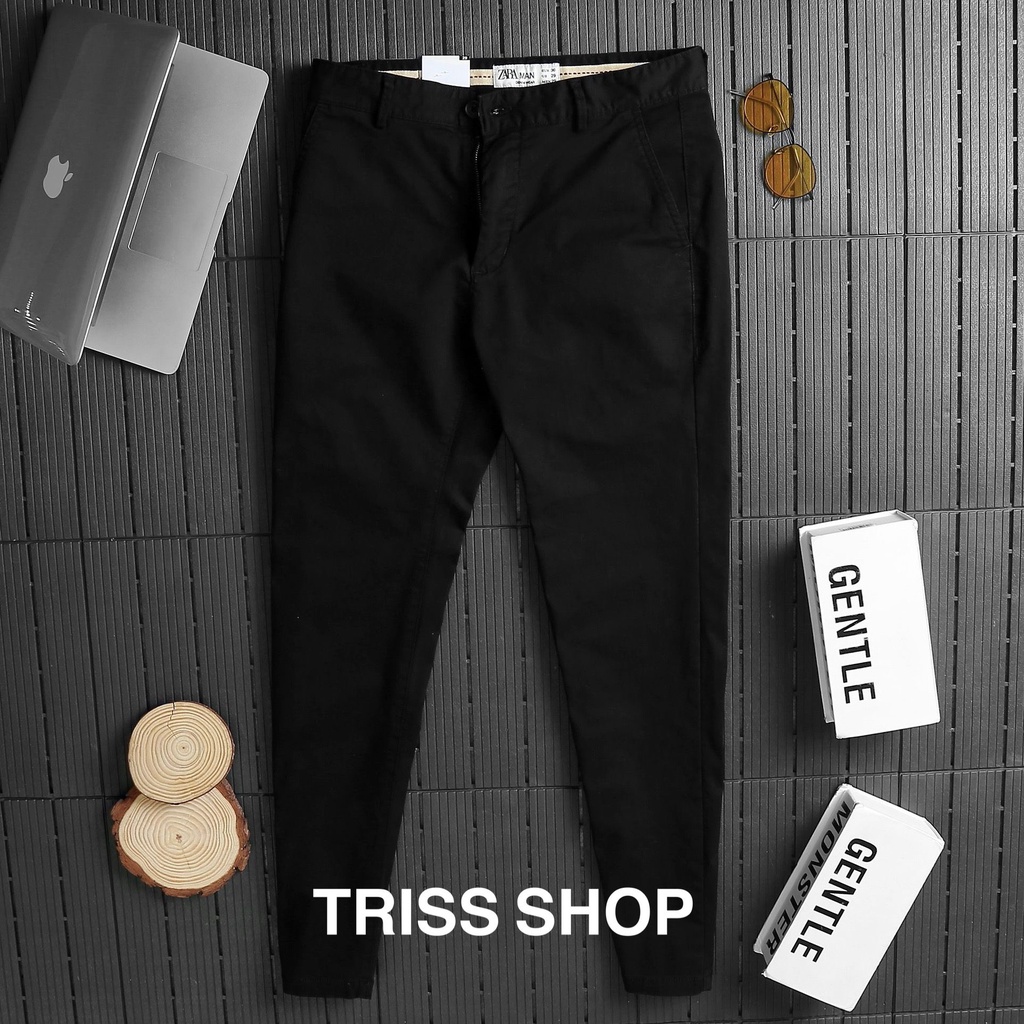 Quần Dài Nam Kaki Zara 5 Kiểu Dáng Slimfit Thon Gọn