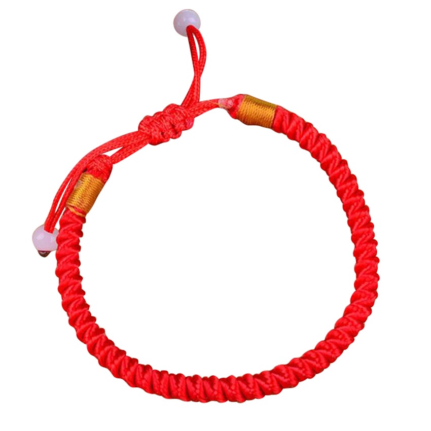 Vòng Tay Dây Đỏ May Mắn Thắt Nút Có Thể Điều Chỉnh Cho Cặp Đôi xiao zhan