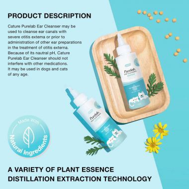 [120ml] Dung dịch vệ sinh tai - loại bỏ dịch tai Cature Ear Cleanser
