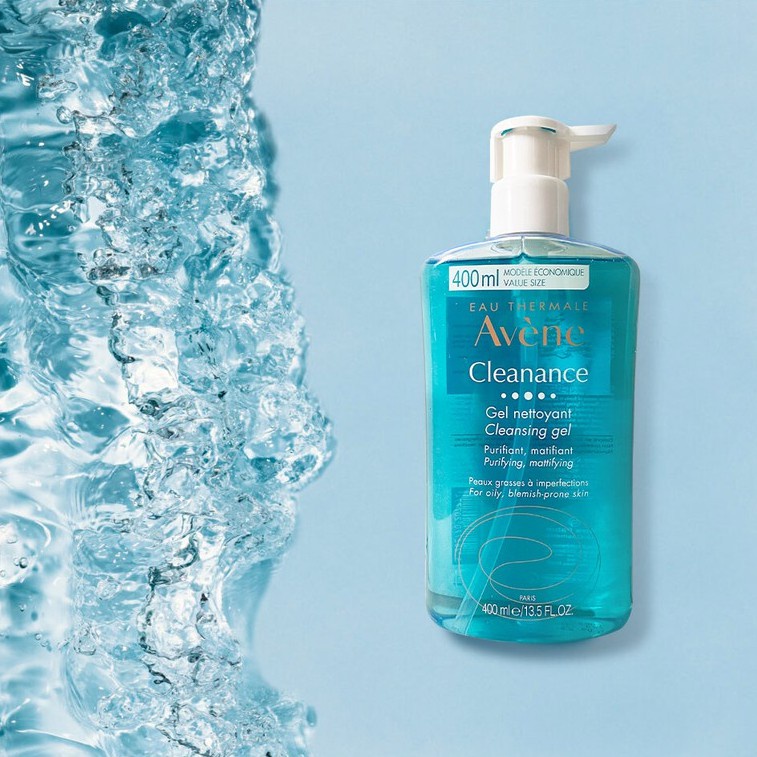 Gel rửa mặt cho da nhờn mụn nhạy cảm Avene Cleanance Cleansing Gel 400ml