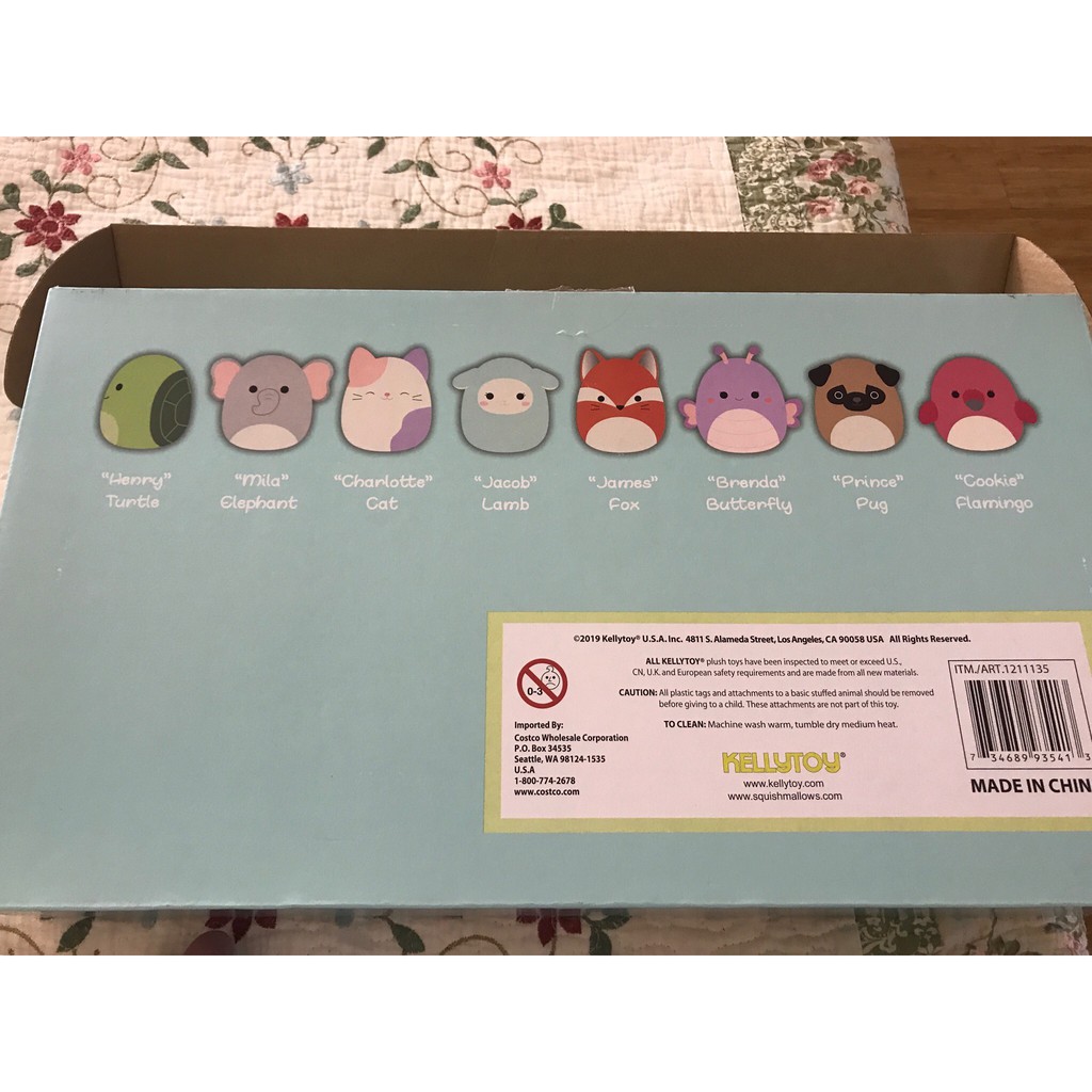 Set 8 thú bông cực xinh cực yêu cho bé (hàng trong Costco mall của USA)