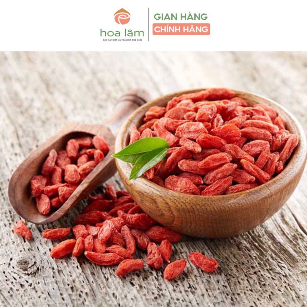 Kỷ tử đỏ hữu cơ Tây Tạng loại 1 Hoa Lâm tăng cường sức khỏe, bổ máu, thải độc gan 200g
