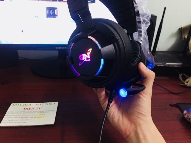 [Ảnh thật+video] Headphone game LED RGB GNET 268 | BigBuy360 - bigbuy360.vn