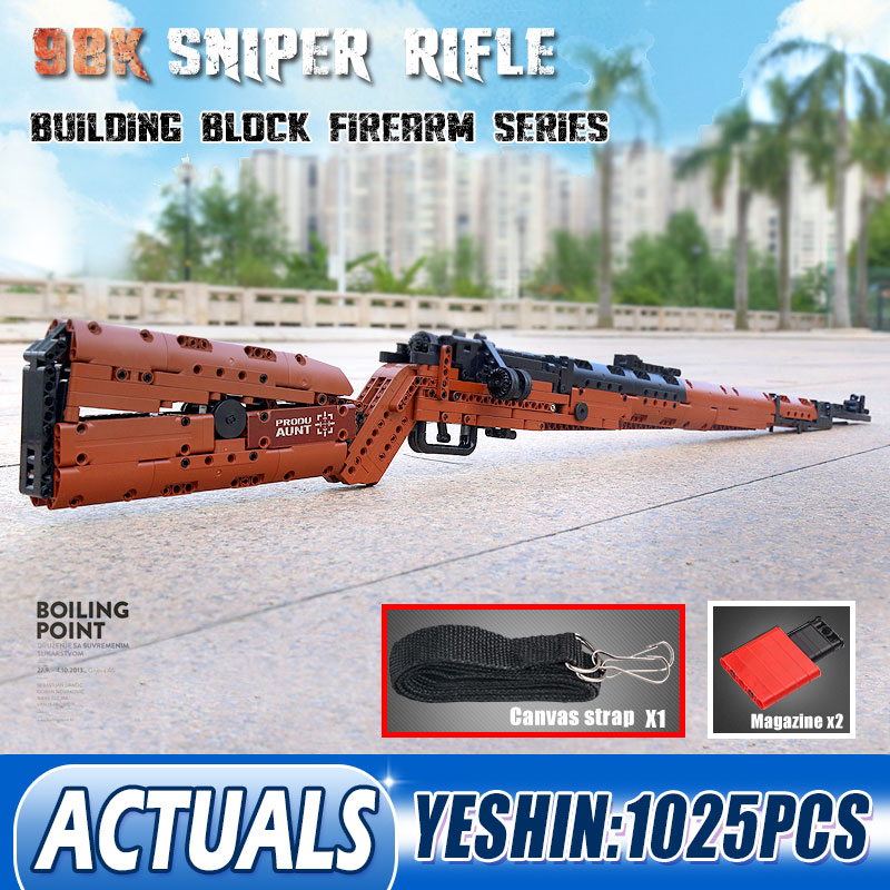 [Mã LIFE0503TOYS1 giảm 10% đơn 150k] Đồ chơi Lắp ráp Mô hình Mould king 14002 The Mauser 98K Sniper Rifle