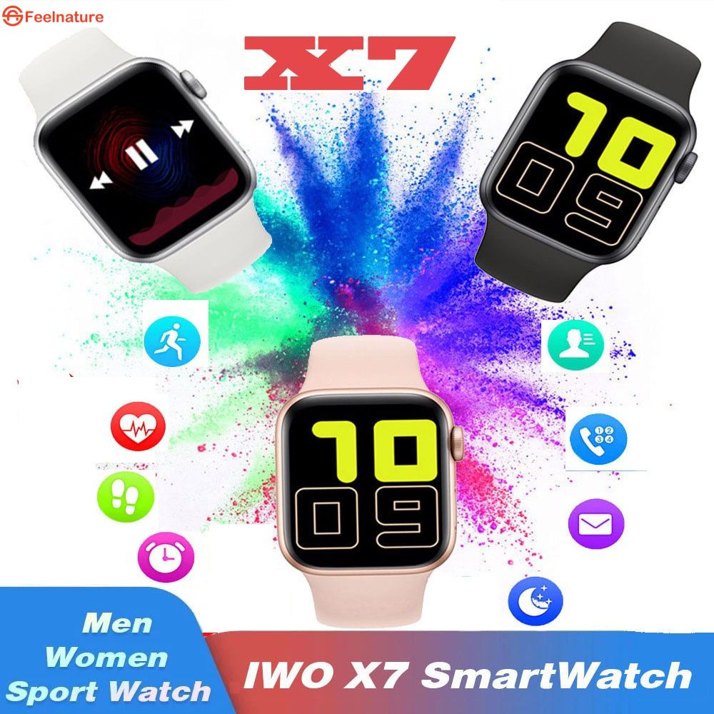 ✨Có Sẵn✨2022 Mới IWO X7 Max Đồng Hồ Thông Minh Smart Watch Series 7 Ngủ Bluetooth Đo Nhịp Tim Nam Nữ Thông Minh PK X8 MAX i7