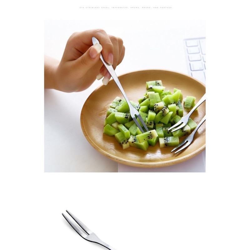 Dĩa Ăn Hoa Quả Trái Cây, Nĩa Ăn Bánh Gato Inox Gia Đình