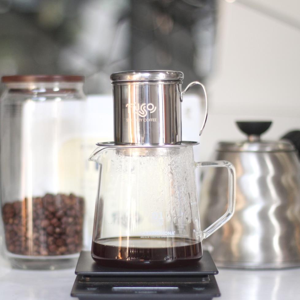 SẢN PHẨM MỚI - Phin Pha Cà Phê Inox 304 Flusso Specialty Coffee