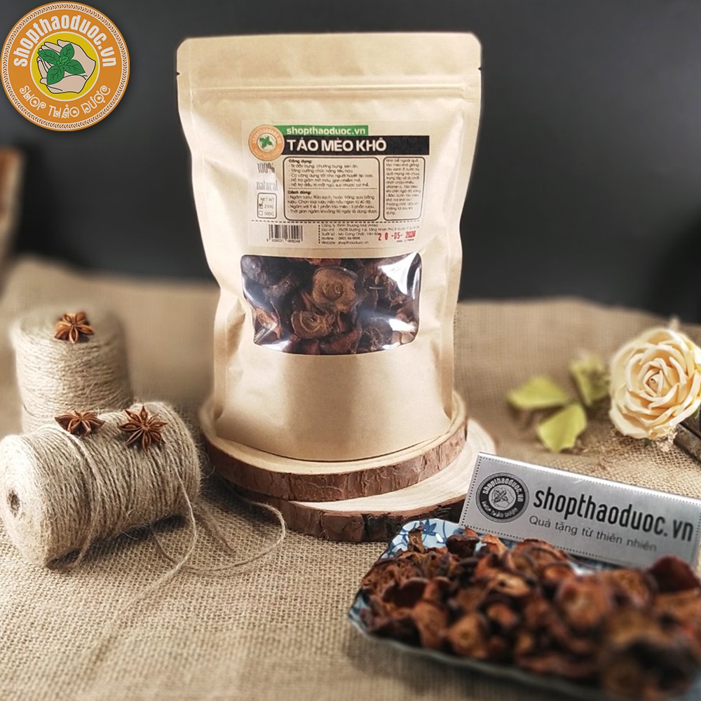 Táo Mèo Sấy Khô Gói 500g - Giúp Tăng Lưu Thông Máu, Tốt Cho Tim Mạch