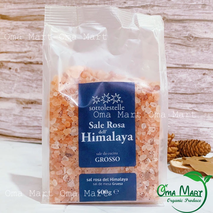 Muối hồng Himalaya dạng hạt Sottolestelle 500g