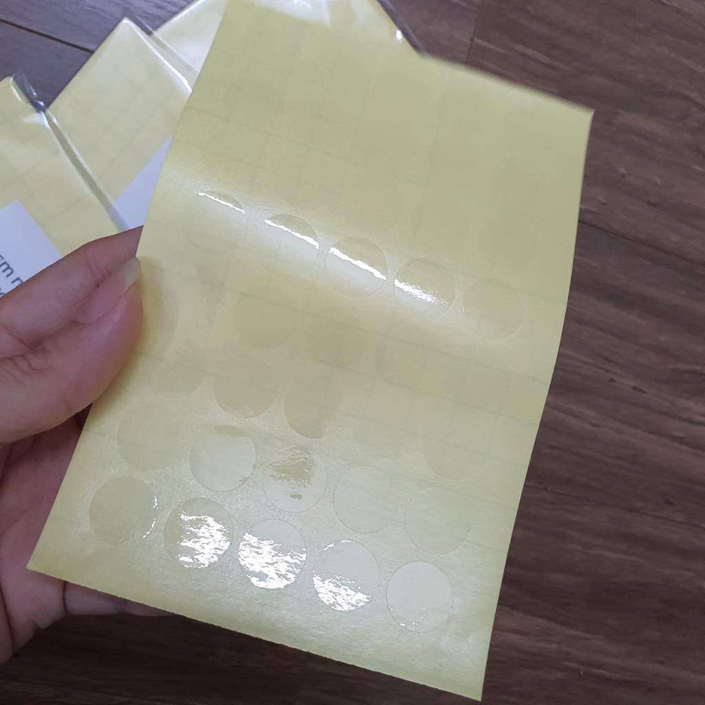 Tem dán niêm phong trong suốt nhiều kích thước, nhiều hình dạng